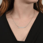 Personalized Heart Name Necklace – Custom Gift for Women