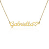 Personalized Heart Name Necklace – Custom Gift for Women