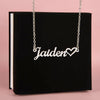 Personalized Heart Name Necklace – Custom Gift for Women