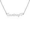 Personalized Heart Name Necklace – Custom Gift for Women