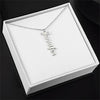Personalized Vertical Name Necklace
