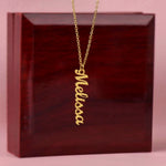 Personalized Vertical Name Necklace