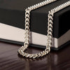 Built Different Cuban Link Chain – Stainless Steel Statement Necklace