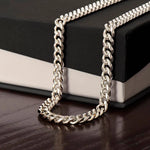 Built Different Cuban Link Chain – Stainless Steel Statement Necklace