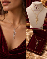 Personalized Vertical Name Necklace