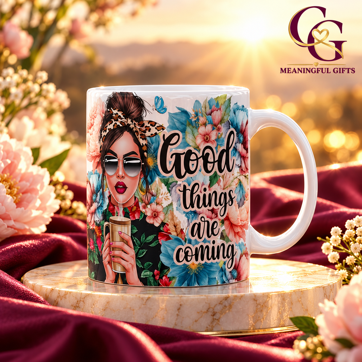 Good Things Are Coming Inspirational Mug – Encouragement Gift for Her