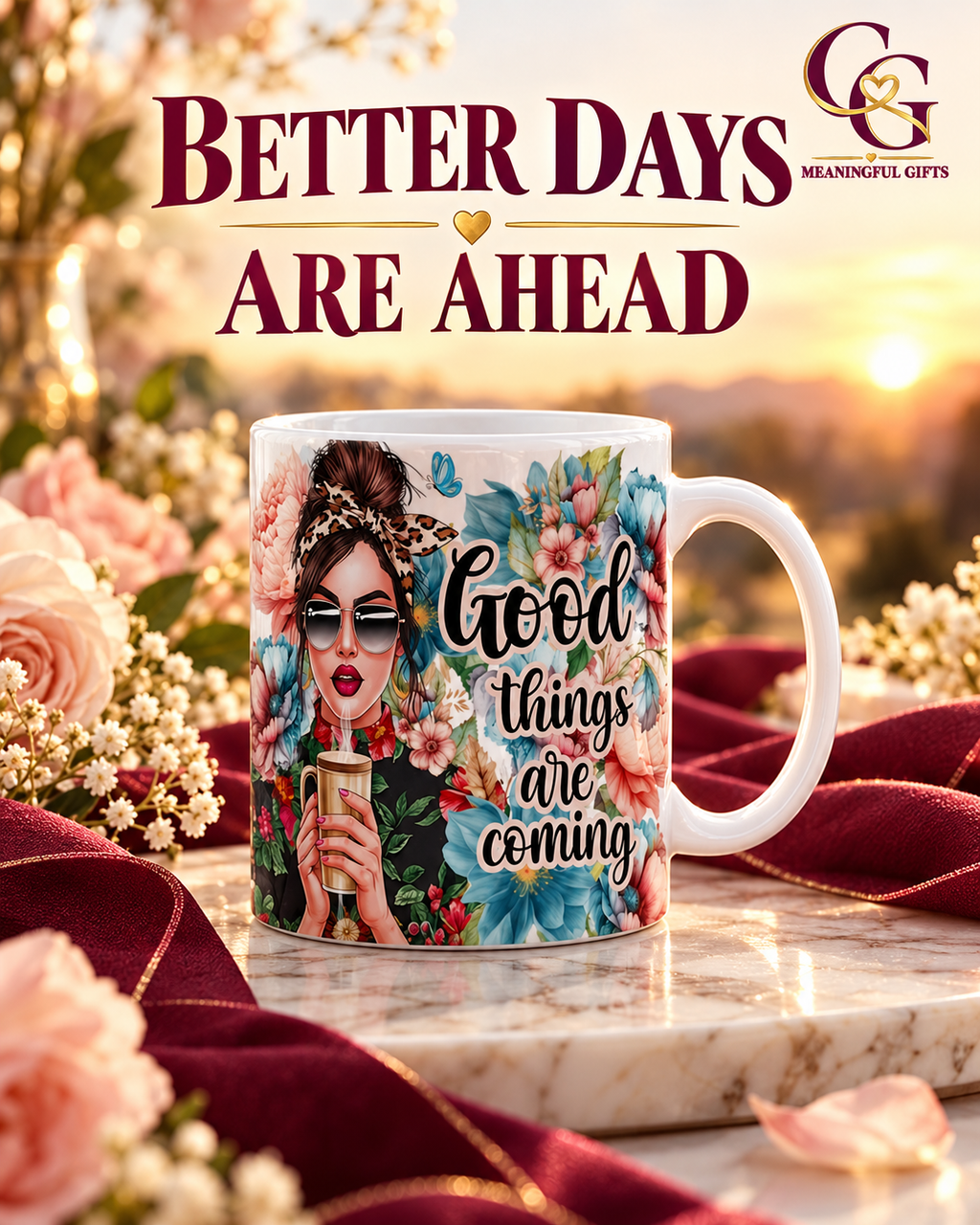 Good Things Are Coming Inspirational Mug – Encouragement Gift for Her