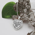 Heart Necklace Gift from Grandma – Personalized Keepsake for Grandchildren