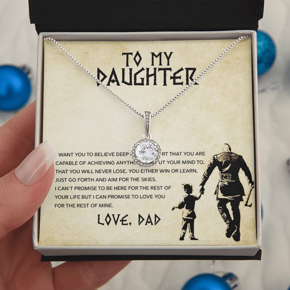 Inspirational Necklace for Son – Graduation Gift from Mom or Dad
