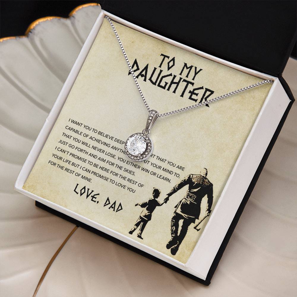 Inspirational Necklace for Son – Graduation Gift from Mom or Dad