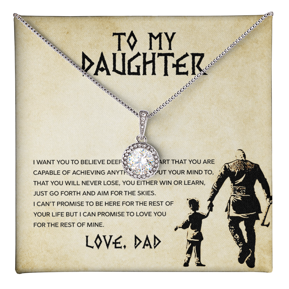 Inspirational Necklace for Son – Graduation Gift from Mom or Dad