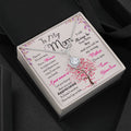 Necklace Gift for Mom from Son – Personalized Keepsake Jewelry