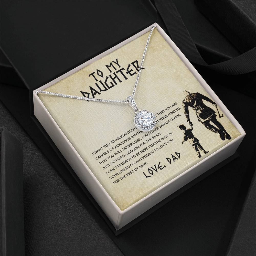 Inspirational Necklace for Son – Graduation Gift from Mom or Dad