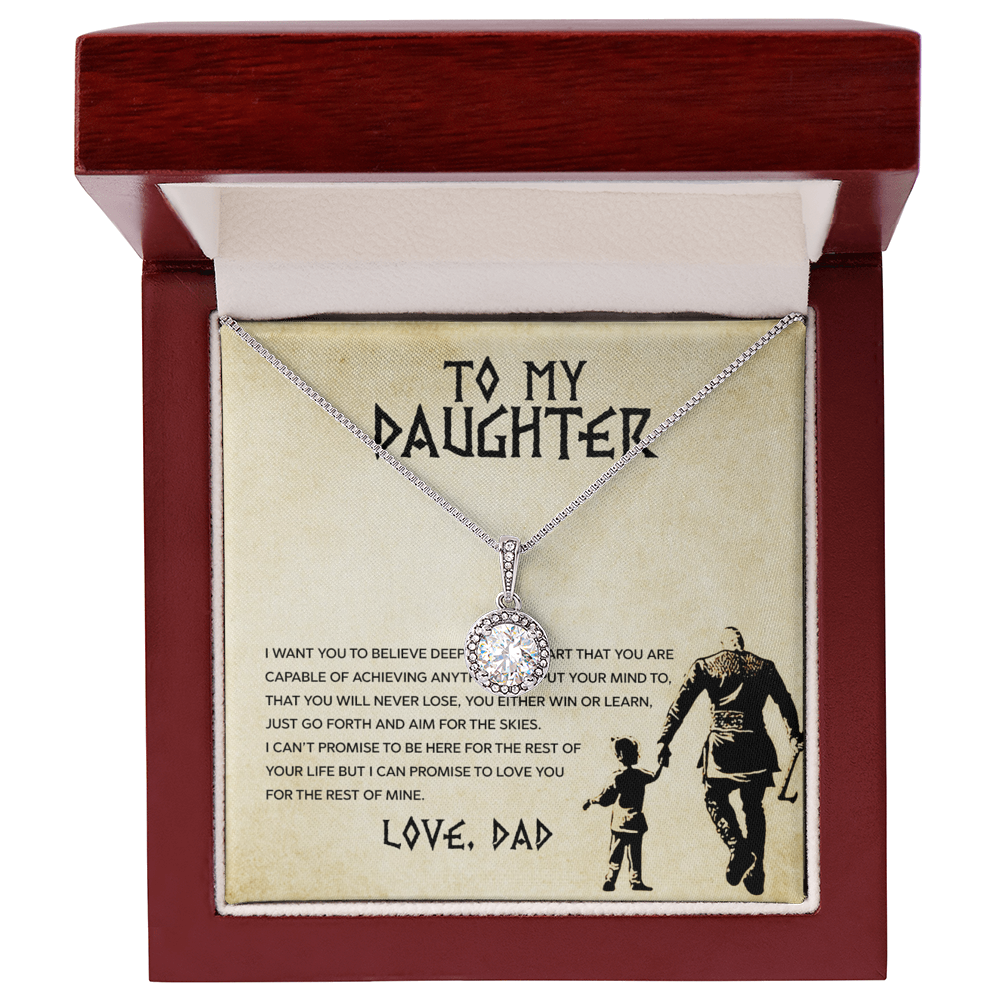 Inspirational Necklace for Son – Graduation Gift from Mom or Dad