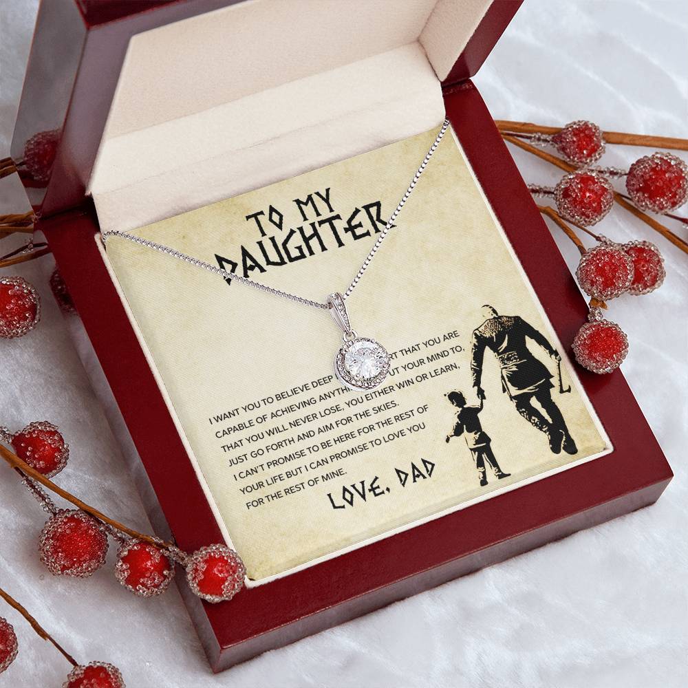 Inspirational Necklace for Son – Graduation Gift from Mom or Dad