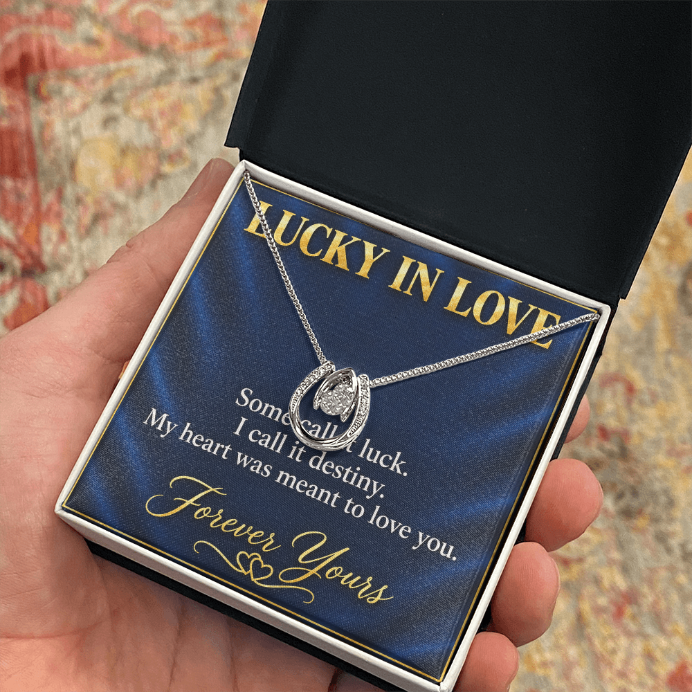 Luckly In Love Necklace - Gift for Her