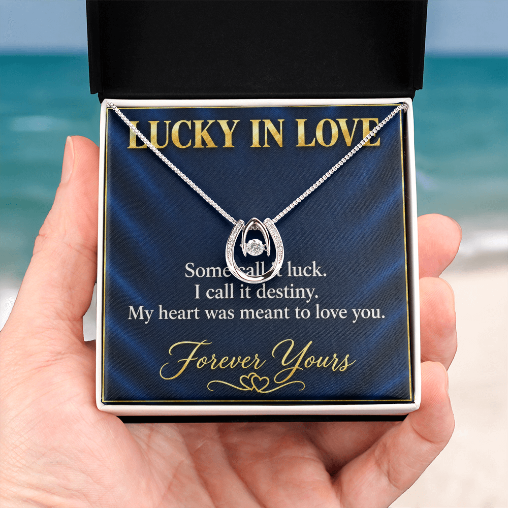 Luckly In Love Necklace - Gift for Her