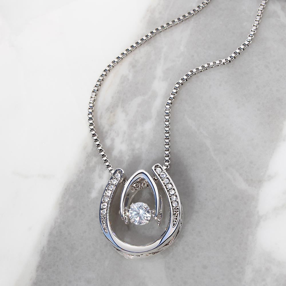 Luckly In Love Necklace - Gift for Her