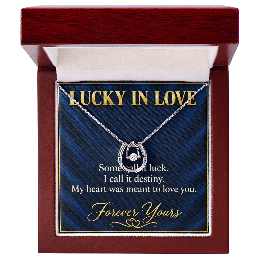 Luckly In Love Necklace - Gift for Her