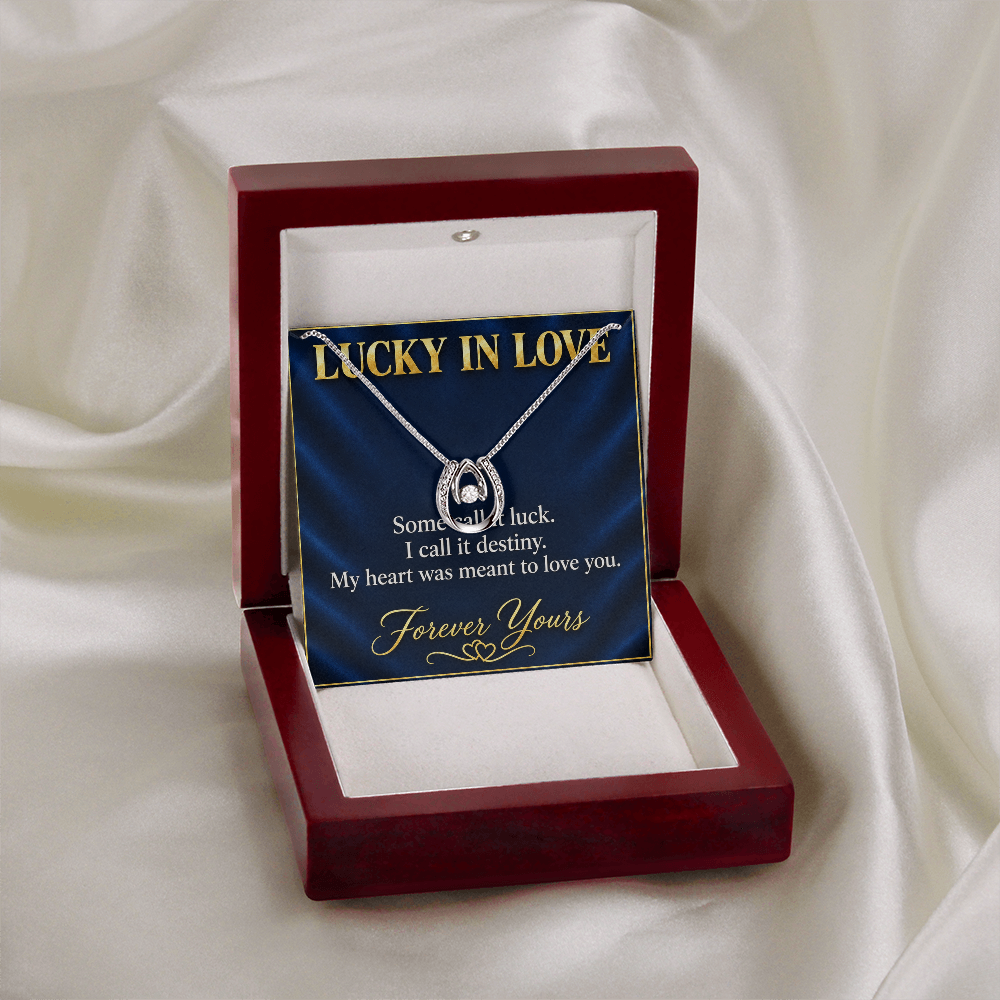 Luckly In Love Necklace - Gift for Her