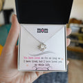 My Whole Life - Love Knot Necklace - Personalized Anniversary Gift