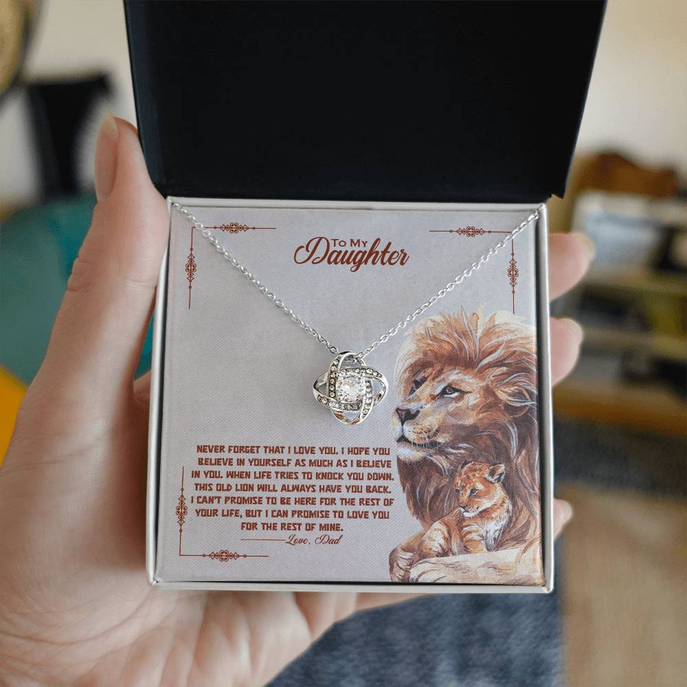 Never Forget - Love Knot Necklace