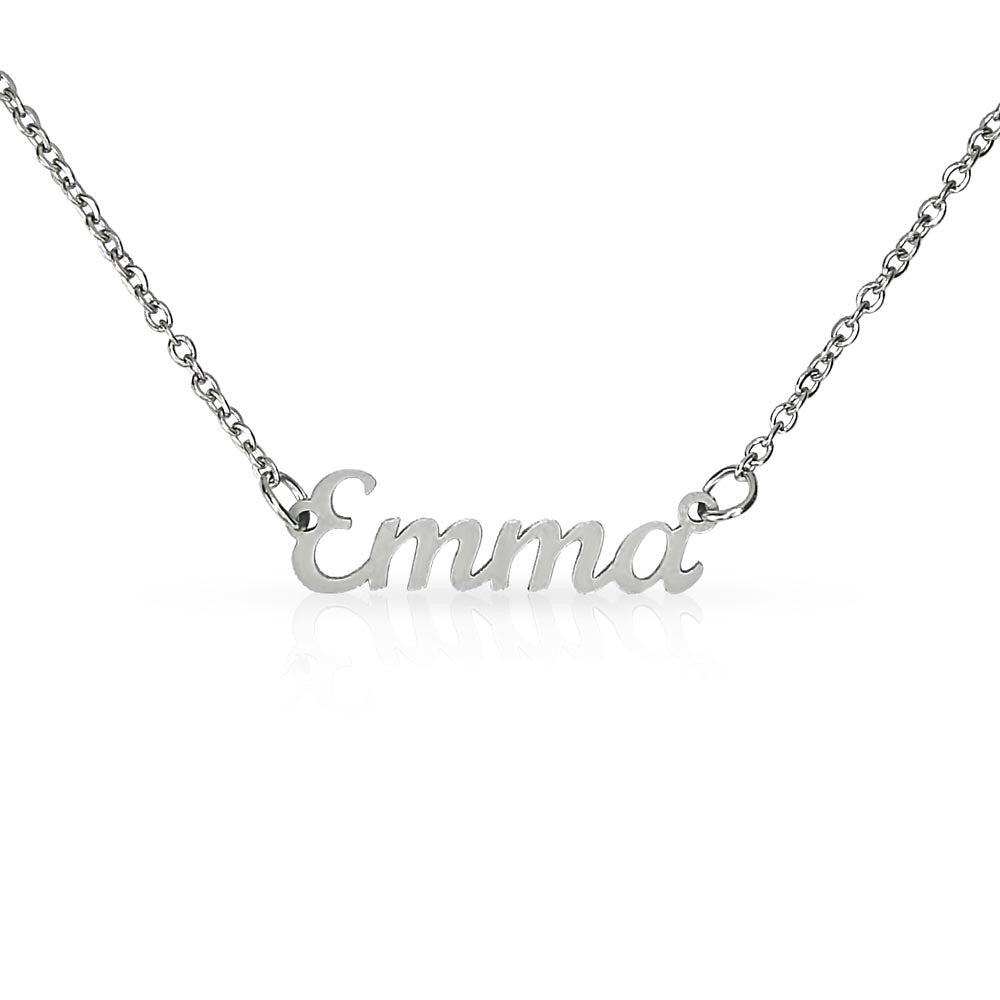 Personalized Name Necklace for Her – Custom Gift, Stainless Steel