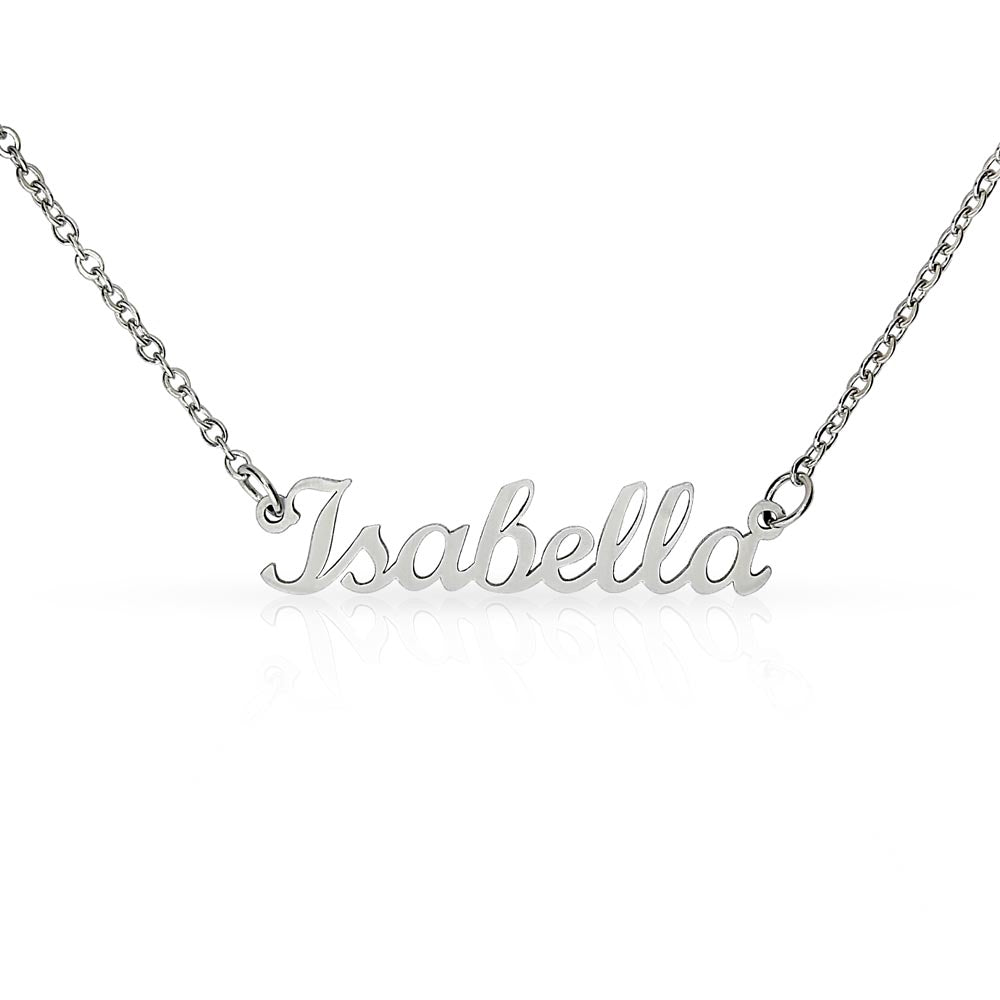 Personalized Name Necklace for Her – Custom Gift, Stainless Steel
