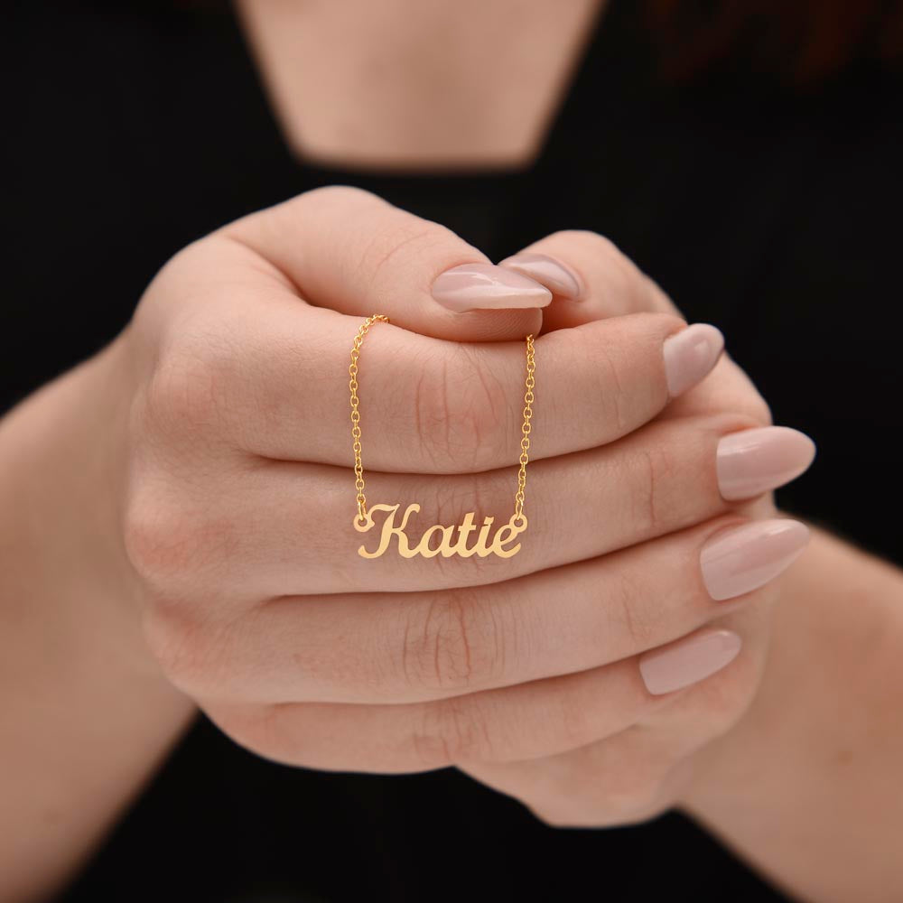 Personalized Name Necklace for Her – Custom Gift, Stainless Steel