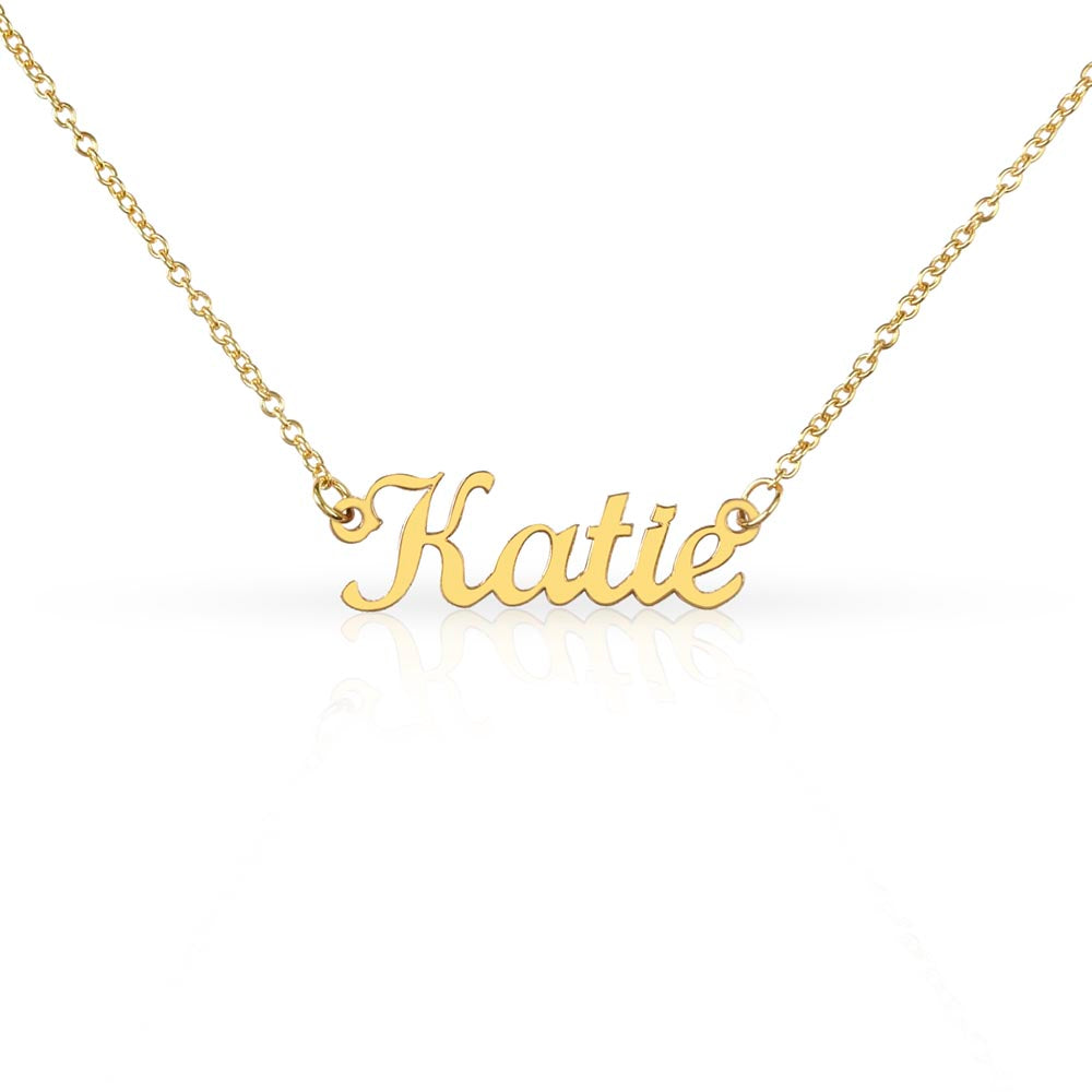 Personalized Name Necklace for Her – Custom Gift, Stainless Steel
