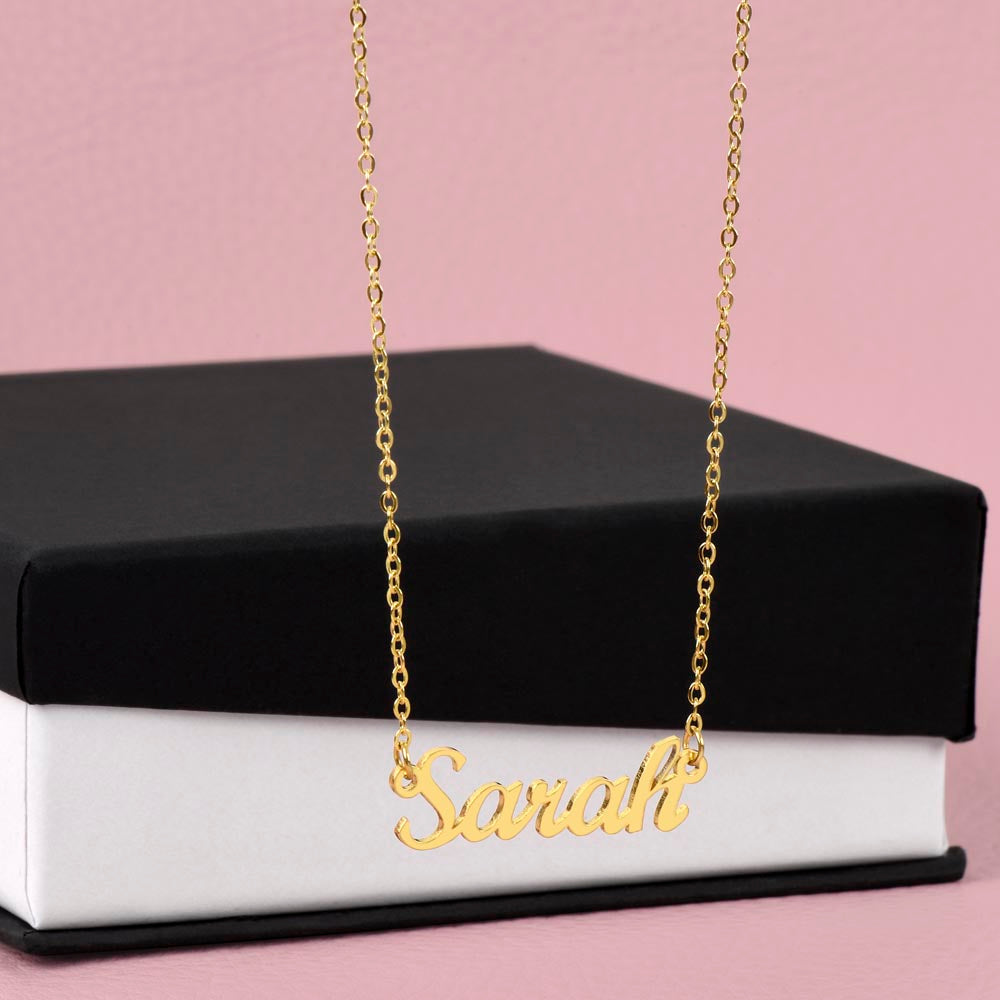Personalized Name Necklace for Her – Custom Gift, Stainless Steel