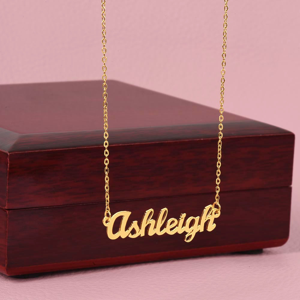 Personalized Name Necklace for Her – Custom Gift, Stainless Steel