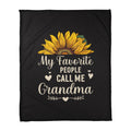 My Favorite People Call Me Grandma – Coral Fleece Blanket