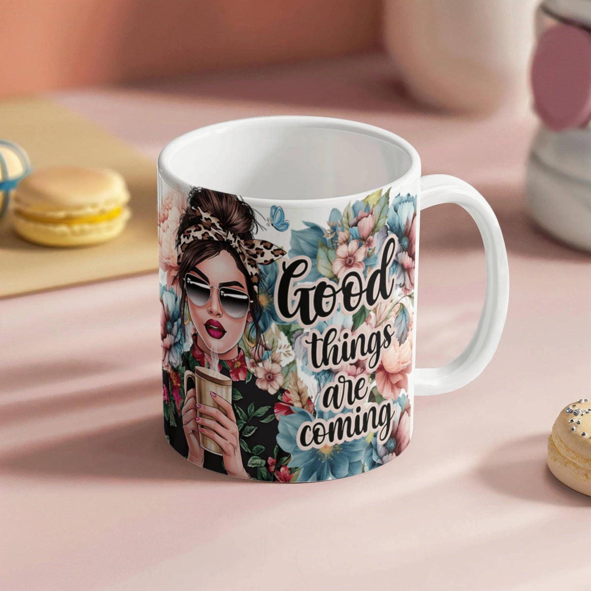 Good Things Are Coming Inspirational Mug – Encouragement Gift for Her
