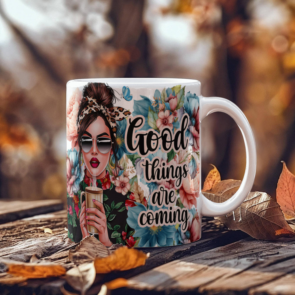 Good Things Are Coming Inspirational Mug – Encouragement Gift for Her