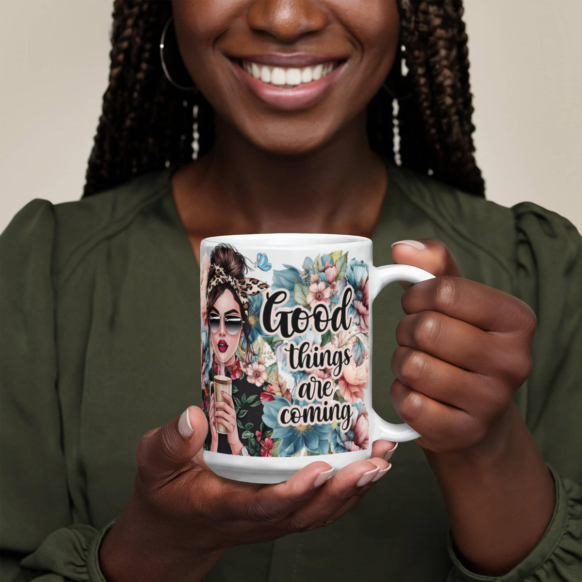 Good Things Are Coming Inspirational Mug – Encouragement Gift for Her