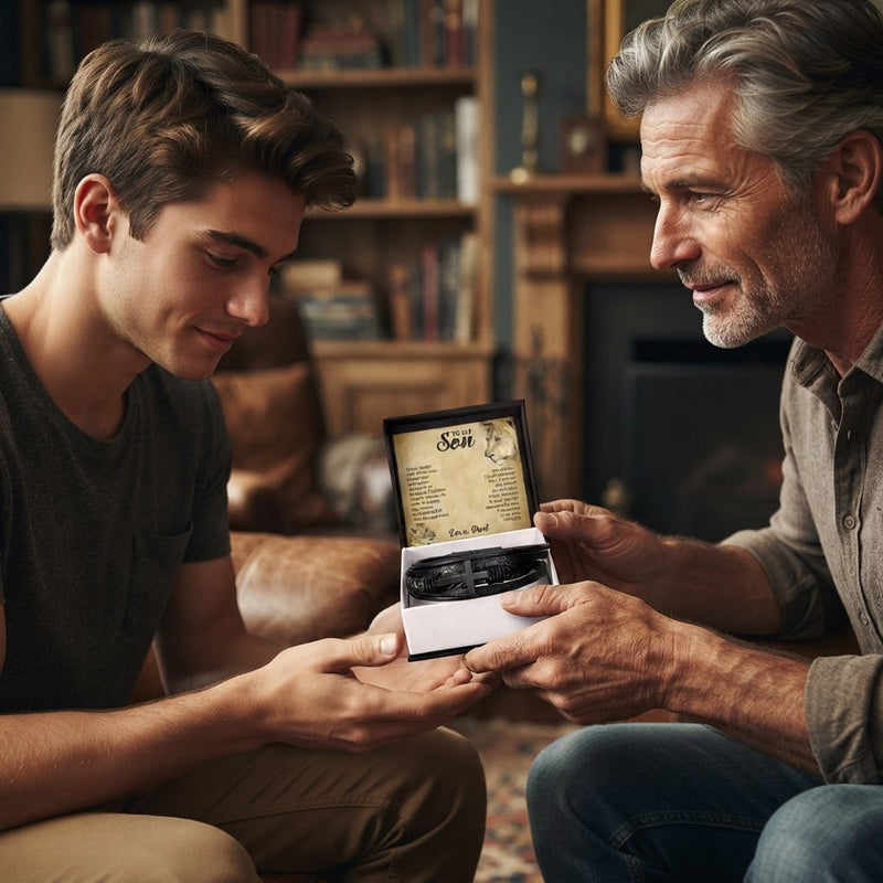 To My Son Cross Bracelet – Meaningful Gift from Dad